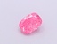 0.63 Ct. Fancy Vivid  Pink Cushion Lab Grown Diamond
