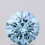 1.33 Ct. Fancy Vivid Blue Round Lab Grown Diamond