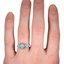 The Sardina Ring, smallzoomed in top view on a hand
