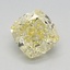 1.30 Ct. Fancy Yellow Cushion Lab Grown Diamond