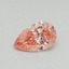 0.34 Ct. Fancy Vivid Pink Pear Lab Grown Diamond