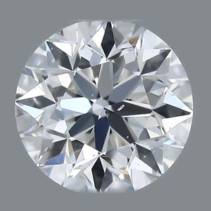 Round diamond — real photo