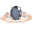14K Rose Gold Arden Diamond Ring (1/6 ct. tw.), smalltop view
