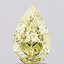 1.74 Ct. Fancy Intense  Yellow Pear Lab Grown Diamond