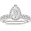18KW Moissanite Waverly Diamond Bridal Set (2/3 ct. tw.), smalltop view