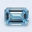 1.96 Ct. Fancy Intense Blue Emerald Lab Grown Diamond