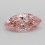 3.03 Ct. Fancy Vivid  Pink Marquise Lab Grown Diamond