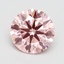 1.32 Ct. Fancy Intense Pink Round Lab Grown Diamond