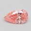 0.70 Ct. Fancy Vivid Pink Pear Lab Grown Diamond