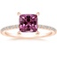 14K Rose Gold Demi Three-Quarter Coverage Diamond Ring (1/3 ct. tw.), smalltop view