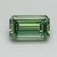 0.92 Ct. Fancy Vivid Pacific Green Emerald Lab Grown Diamond