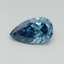 0.36 Ct. Fancy Vivid Blue Pear Lab Grown Diamond