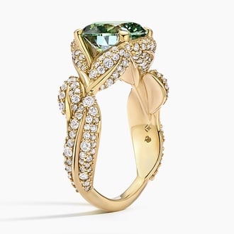 Jane Goodall Olive Branch Lab Diamond Cocktail Ring (3 3/4 ct. tw.)