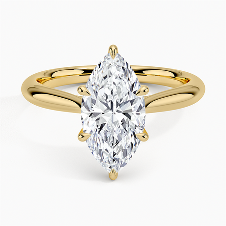 18K Yellow Gold Catalina Solitaire Ring