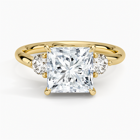 Atelier Three Stone Diamond Ring