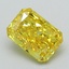 2.05 Ct. Fancy Vivid Yellow Radiant Lab Grown Diamond