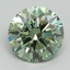 2.11 Ct. Fancy Vivid Green Round Lab Grown Diamond