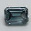 4.10 Ct. Fancy Intense Blue Emerald Lab Grown Diamond