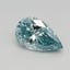 0.34 Ct. Fancy Vivid Blue Pear Lab Grown Diamond