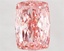 8.82 Ct. Fancy Vivid  Pink Cushion Lab Grown Diamond