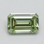 1.02 Ct. Fancy Intense Green Emerald Lab Grown Diamond