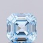 1.00 Ct. Fancy Vivid Blue Asscher Lab Grown Diamond