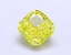 1.15 Ct. Fancy Vivid  Yellow Cushion Lab Grown Diamond