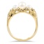 Rosy Vintage Reproduction Ring, smallside view