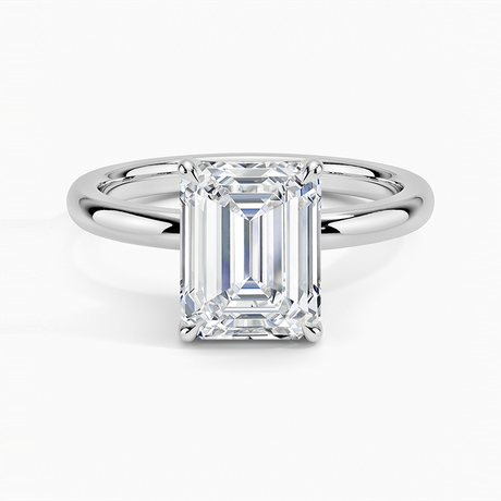 18K White Gold Fairmined 2mm Solitaire Ring