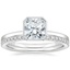 18K White Gold Noemi Ring with Luxe Ballad Diamond Ring (1/4 ct. tw.)