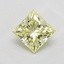 1.05 Ct. Fancy Yellow Princess Lab Grown Diamond