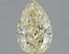 1.59 Ct. Fancy Light  Yellow Pear Lab Grown Diamond