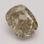 1.07 Ct. Fancy Dark Yellow-Brown Cushion Diamond
