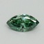 0.35 Ct. Fancy Vivid Pacific Green Marquise Lab Grown Diamond