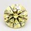 2.50 Ct. Fancy Light  Yellow Round Lab Grown Diamond