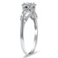 The Vernita Ring, smalltop view on a hand