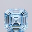 1.56 Ct. Fancy Vivid Blue Asscher Lab Grown Diamond