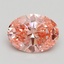 2.01 Ct. Fancy Vivid Pink Oval Lab Grown Diamond