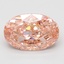 10.15 Ct. Fancy Vivid Pink Oval Lab Grown Diamond