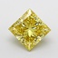 3.04 Ct. Fancy Intense  Yellow Princess Lab Grown Diamond