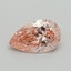 0.49 Ct. Fancy Vivid Pink Pear Lab Grown Diamond