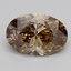 1.46 Ct. Fancy  Brown Oval Lab Grown Diamond
