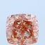 3.04 Ct. Fancy Vivid Pink Cushion Lab Grown Diamond