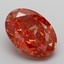 9.54 Ct. Fancy Vivid  Pink Oval Lab Grown Diamond