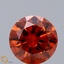 1.98 Ct. Fancy Deep Orange Round Lab Grown Diamond
