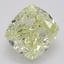 1.50 Ct. Fancy Light Yellow Cushion Diamond