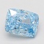 2.09 Ct. Fancy Vivid Blue Cushion Lab Grown Diamond
