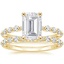 18KY Moissanite Marseille Diamond Bridal Set (1/2 ct. tw.), smalltop view