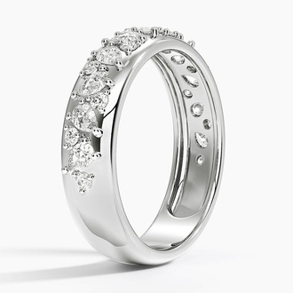 Mosaic Olivetta Diamond Ring (3/4 ct. tw.) in Platinum