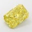 6.57 Ct. Fancy Vivid  Yellow Radiant Lab Grown Diamond